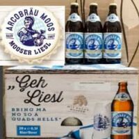 Bia Đức Arcobrau Mooser Liesl Helles 5.3% vol chai 500ml x 20 chai nhập khẩu nguyên thùng