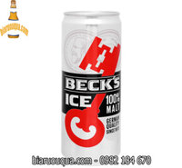 Bia Đức Beck’s Ice 4.7% thùng 24 lon 330ml