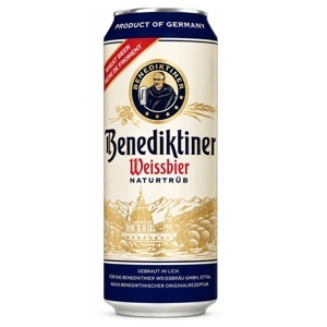 Bia Đức Benediktiner Weissbier 5.4% -  thùng 20 chai 500ml