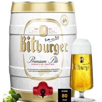 Bia Đức Bitburger Pils 4,8% - Bom 5 lit - Thùng 2