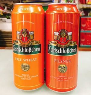 Bia Đức feldschlobchen Pale Wheat lon 500ml