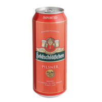 Bia Đức feldschlobchen Pale Wheat 4,9% lon màu cam 500ml