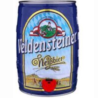 Bia Đức Veldensteiner Weißbier 5.1% vol bom 5 Lít