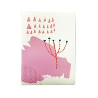 Bìa đựng tài liệu A4 KINARY, file lá có 20 túi lá, màu Pastel 4 màu - Hồng