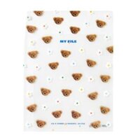 Bìa Đựng Tài Liệu ARTBOX Hàn Quốc Họa Tiết Hình Gấu 2 Ngăn