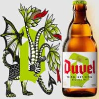 Bia Duvel Tripel Hop Citra IPA Bỉ 9.5 %vol chai 330 ml