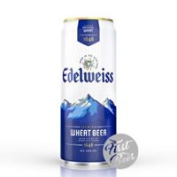 Bia Edelweiss 4.9% – Lon 330ml – Thùng 24 Lon