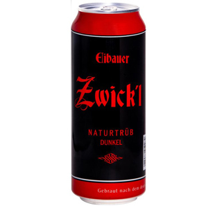 Bia Eibauer Zwick'l Dunkel 6,7% - 12 Lon 500ml