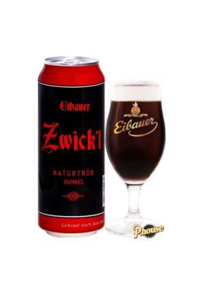 Bia Eibauer Zwick’l Dunkel 6,7% – 24 Lon 500ml