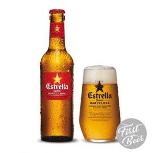 Bia Estrella Damm 4.6% - Thùng 24 chai 330ml