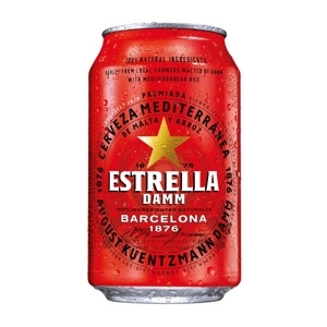 Bia Estrella Damm 4.6% - Thùng 24 lon 330ml