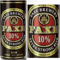 Bia Faxe Quality Extra Strong 10% vol Đan Mạch lon 1 lít