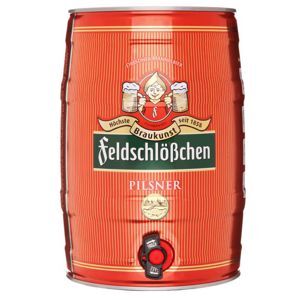 Bia Feldschlobchen Pilsner 4.9% Bom 5L