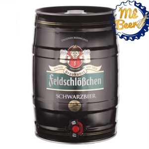 Bia Feldschlobchen Schwarzebier 5% Bom 5 Lít