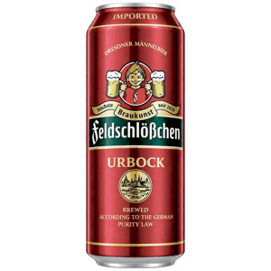 Bia Feldschlobchen Urbock 7% thùng 24 Lon 500ml