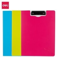 Bìa File Bảng Kẹp Tài Liệu Văn Phòng Trình Ký A4 Deli - Nhiều Màu Sắc Pastel Lưu Trưc Tài Liệu Chứng Từ Hồ Sơ - EF75002 CF750 - Xanh Dương