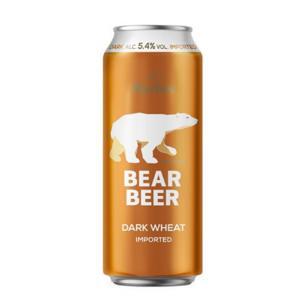 Bia Gấu Bear Beer Dark Wheat 5,4% - Lon 500ml, Thùng 24 Lon