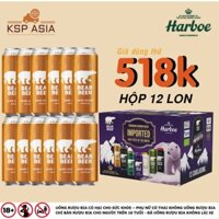 BIA GẤU BEAR BEER DARK WHEAT 5.4% NHẬP KHẨU ĐỨC HỘP 12 LON