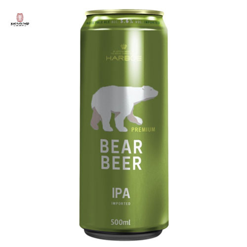 Bia gấu Bear Beer IPA 5,6% Đức - 24 lon 500ml