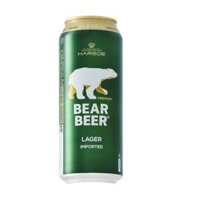 Bia Gấu Bear Beer Lager Imported 5% – Lon 500ml – Thùng 24 lon