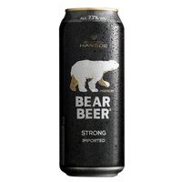 Bia Gấu Bear Beer Strong 7,7% – Lon 500ml – Thùng 24 Lon