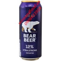 Bia Gấu Bear Xtra Strong Harboe 500ml
