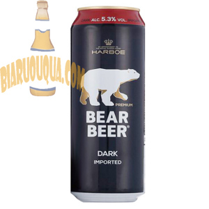 Bia Gấu Đen Bear Beer Dark Imported 5,3% - thùng 24 lon 500ml