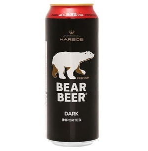 Bia Gấu Đen Bear Beer Dark Imported 5,3% - thùng 24 lon 500ml