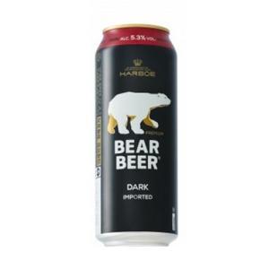 Bia Gấu Đen Bear Beer Dark Imported 5,3% - thùng 24 lon 500ml