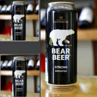 Bia gấu đen Harboe Bear Beer Strong 7.7vol lon 500ml x 24 lon bia mạnh