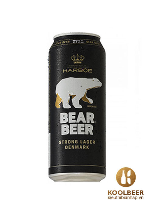 Bia Gấu Đức Bear Beer Strong 7.7% - Thùng 24 lon 500ml