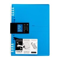 Bìa ghi chép King Jim 9854GSV A5 còng nhựa 8 lỗ (thay được giấy)