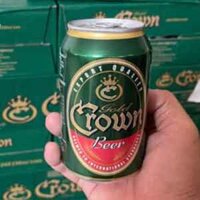 Bia Gold Crown Campuchia 4.5% vol thùng 24 lon 330 ml