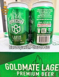 Bia Goldmate Premium Lager 4.2% giá rẻ tại Hà Nội