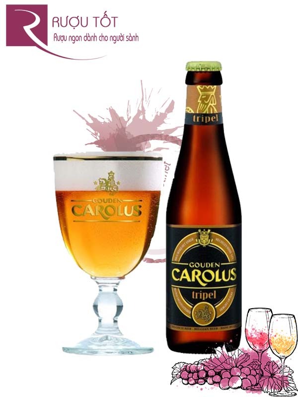 Bia Gouden Carolus Tripel 9% Bỉ - chai 330ml