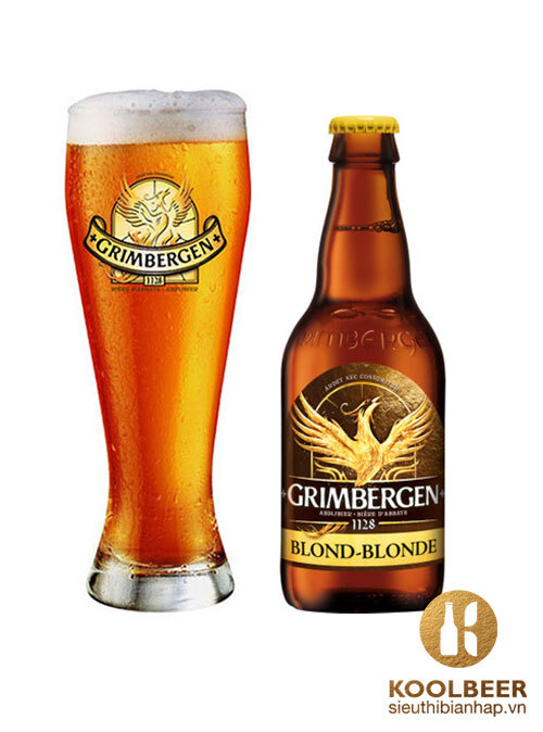 Bia Grimbergen Blonde 6.7% Thùng 24 chai x 330ml