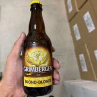 Bia Grimbergen Blonde chai – Bia tu viện Bỉ  6.7% vol chai 330ml