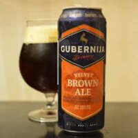 Bia Gubernija Velvet Brown Ale 5.9% vol lon 500ml nhập khẩu từ Lithuania