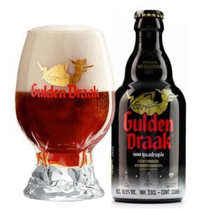 Bia Gulden Draak 9000 Quadruple - 330ml, thùng 24 chai