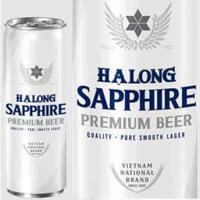 Bia Hạ Long Sapphire Premium thùng 24 lon cao 330 ml