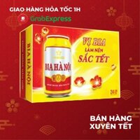 Bia Hà Nội thùng 24 lon 330ml phiên bản Tết