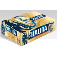 Bia Halida lon - bia Voi vàng - 1 thùng 24 lon 330ml