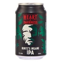 Bia HEART OF DARKNESS – KURTZ’S INSANE IPA 7,1% – Thùng 24 lon – Lon 330ml