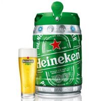 Bia Heineken 5l bom tươi Hà Lan nhập khẩu nguyên thùng 2 bom x 5l