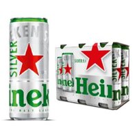 Bia Heineken Bạc, Silver, Pure Malt Lager Beer, 4% (330ml) - HEINEKEN