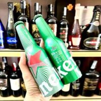 Bia Heineken chai nhôm liên doanh nắp keng 5%vol 330ml mẫu mới