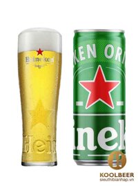 Bia Heineken Hà Lan - Lon 250ml - Siêu Thị Bia Nhập