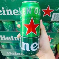 Bia Heineken lon 500ml - Thùng 12 lon Bia HEINEKEN Hà Lan date 10/2023