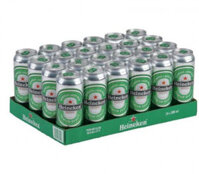 Bia Heineken lon 500ml x 24 nhập khẩu nguyên thùng từ Hà Lan
