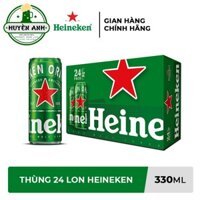 Bia Heineken Lon Cao 330ml - 24 lon